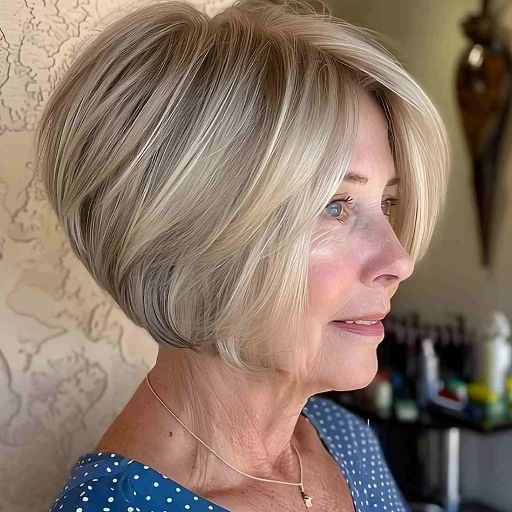 Which Hairstyles with Bangs Suit Women Over 60?