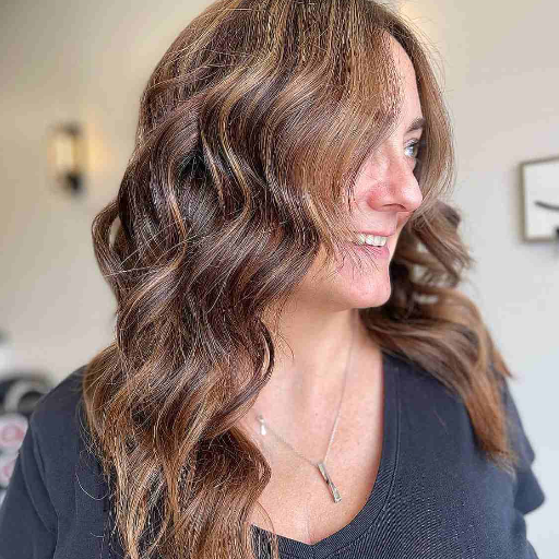 What hairstyles for women over 40 long hair with bangs for women?