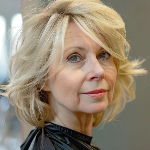 What are 10 Popular Medium layered hair over 50?