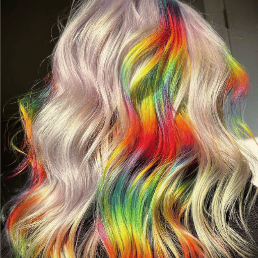 All over Hair Color