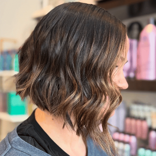 Fringe Layered Bob for Fine Hair over 50