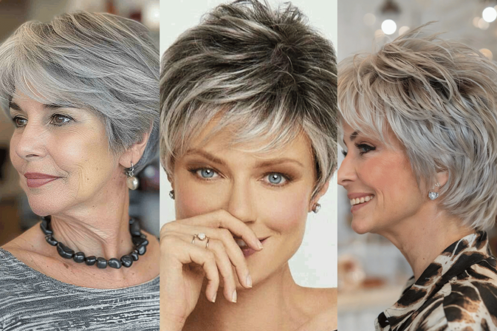 Short Hairstyles for Women over 60 with Thick Hair