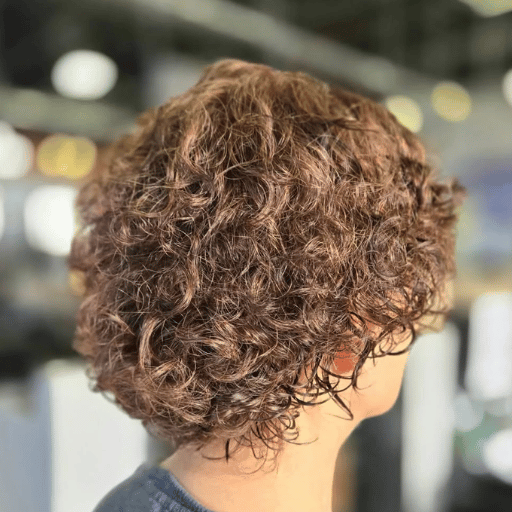 Short Curly Hair over 60
