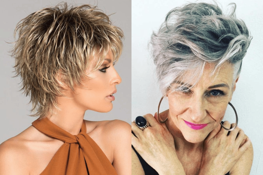 Short Hair over 50 Fine