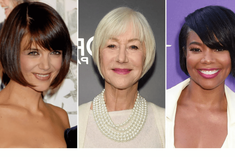 Thin Hair Layered Bob for Fine Hair over 50