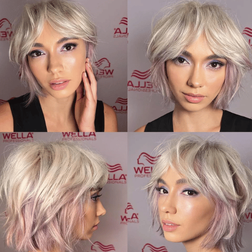 Thin Hair Layered Bob for Fine Hair over 50