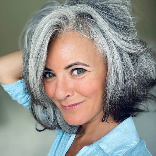 What Hair Color Techniques Enhance Gray Locks?