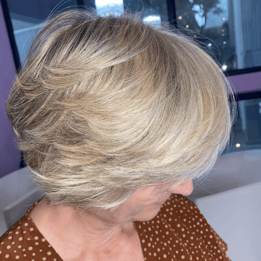 Layered Bob Hairstyles for over 60