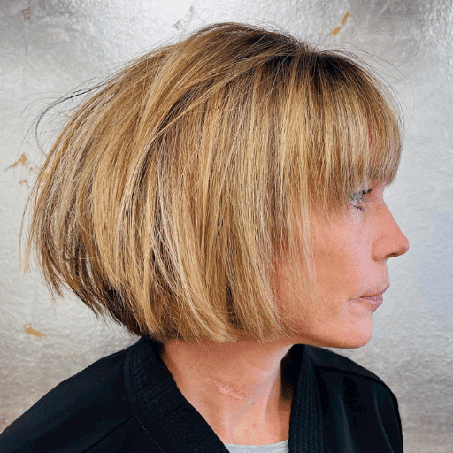 Layered Bob Hairstyles for over 60