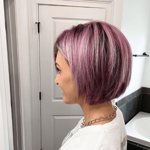 Layered Bob Hairstyles for over 60