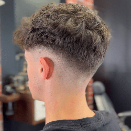 Low Taper Fade Fluffy Hair