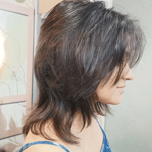 Wolf Cut Short Hair