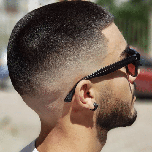 buzz cut men