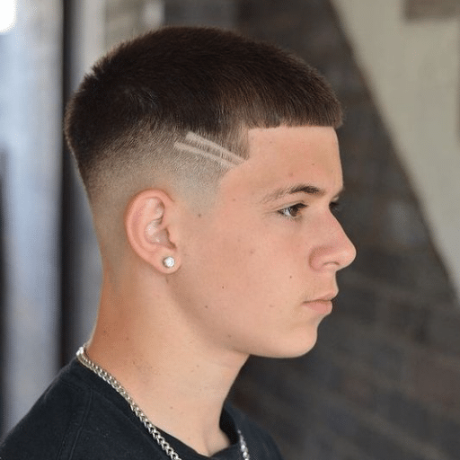 buzz cut men