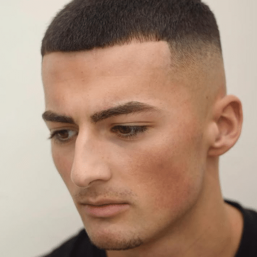 buzz cut men