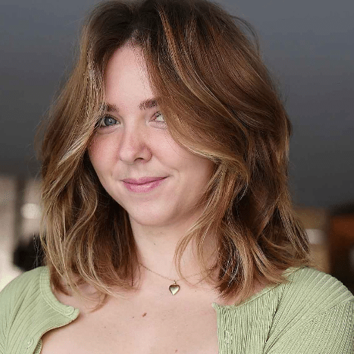 long bob with curtain bangs