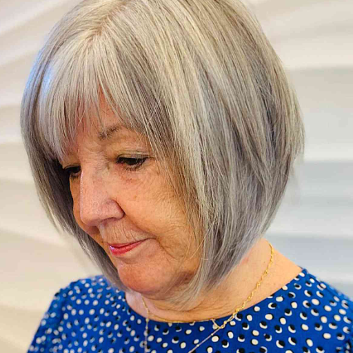 short choppy hairstyles for over 70