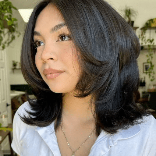 short hair layer cut