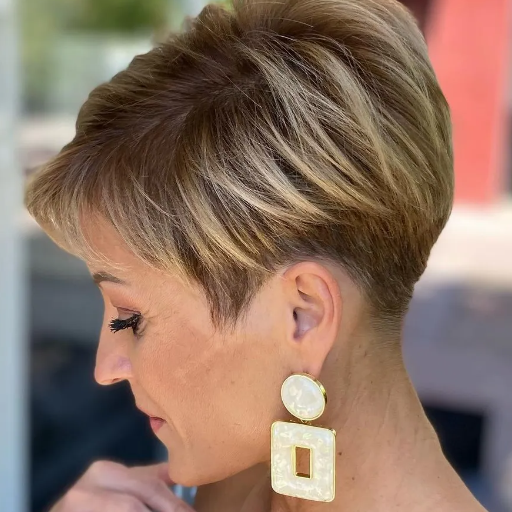 short hair pixie cut