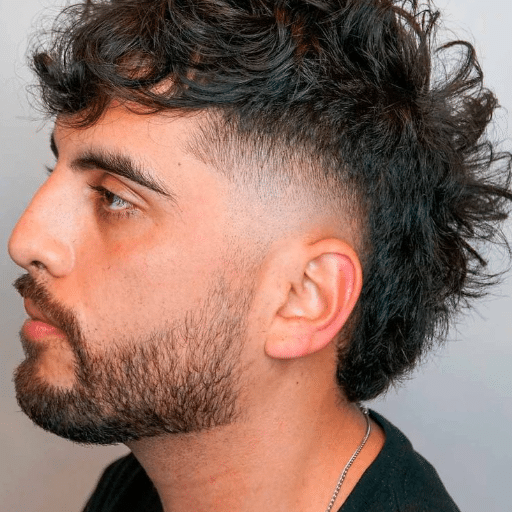 skin fade mullet