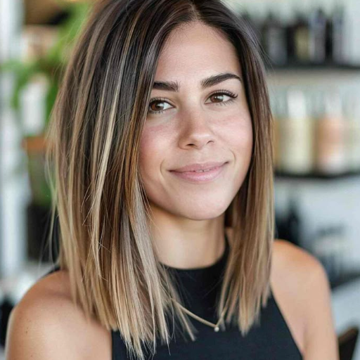 blunt bob for thin hair
