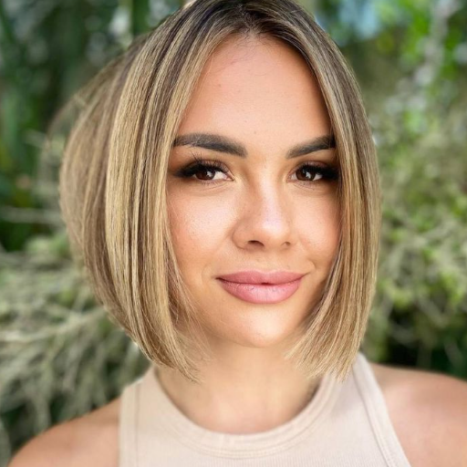 blunt bob for thin hair