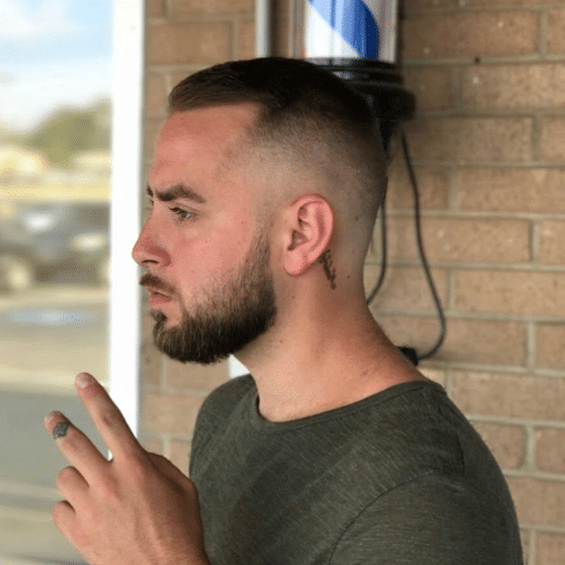 buzz cut fade