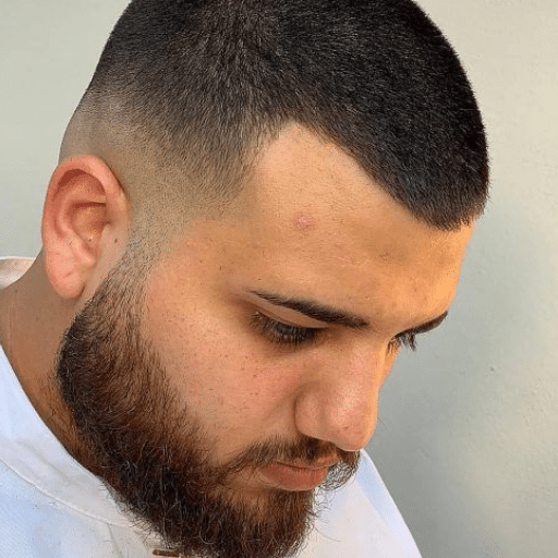 buzz cut fade