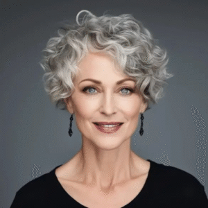 Curly Gray Hairstyles for Women Over 60: Inspiring Hair Styles
