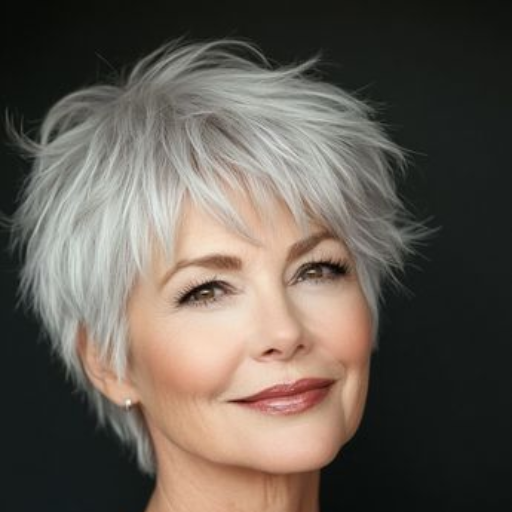 Shaggy Style: Shag Haircut Ideas for Women Over 50 with Fine Hair