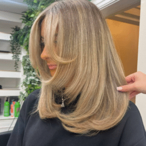 Medium-Length Layered Haircuts with Face-Framing Layers for Thick Hair