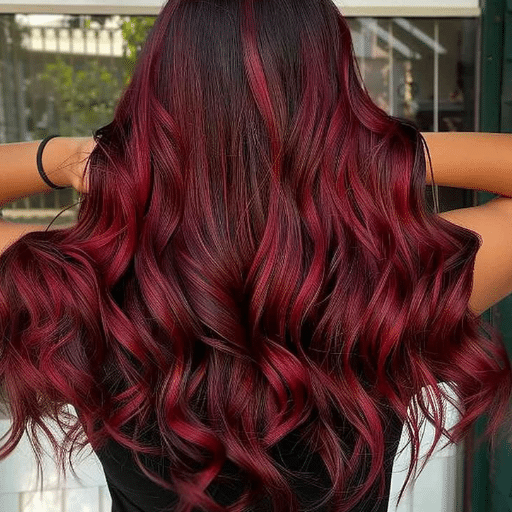 Hair Color Techniques for Cherry Highlights