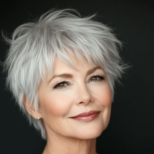 Shag Haircut Style: Short Shaggy Hairstyles for Women Over 60