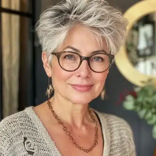 Inspirational Pixie Haircuts for Women Over 60