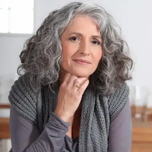 Flattering Haircuts for Curly Grey Hair
