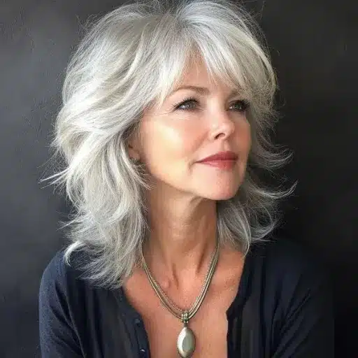 The Empowering Effect of Shaggy Hairstyles for Older Women